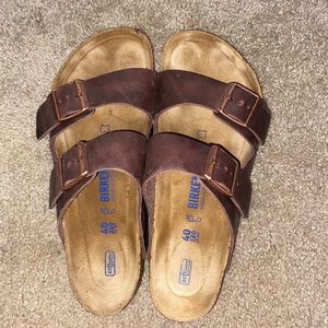Birkenstock Soft Footbed Arizona sandals!